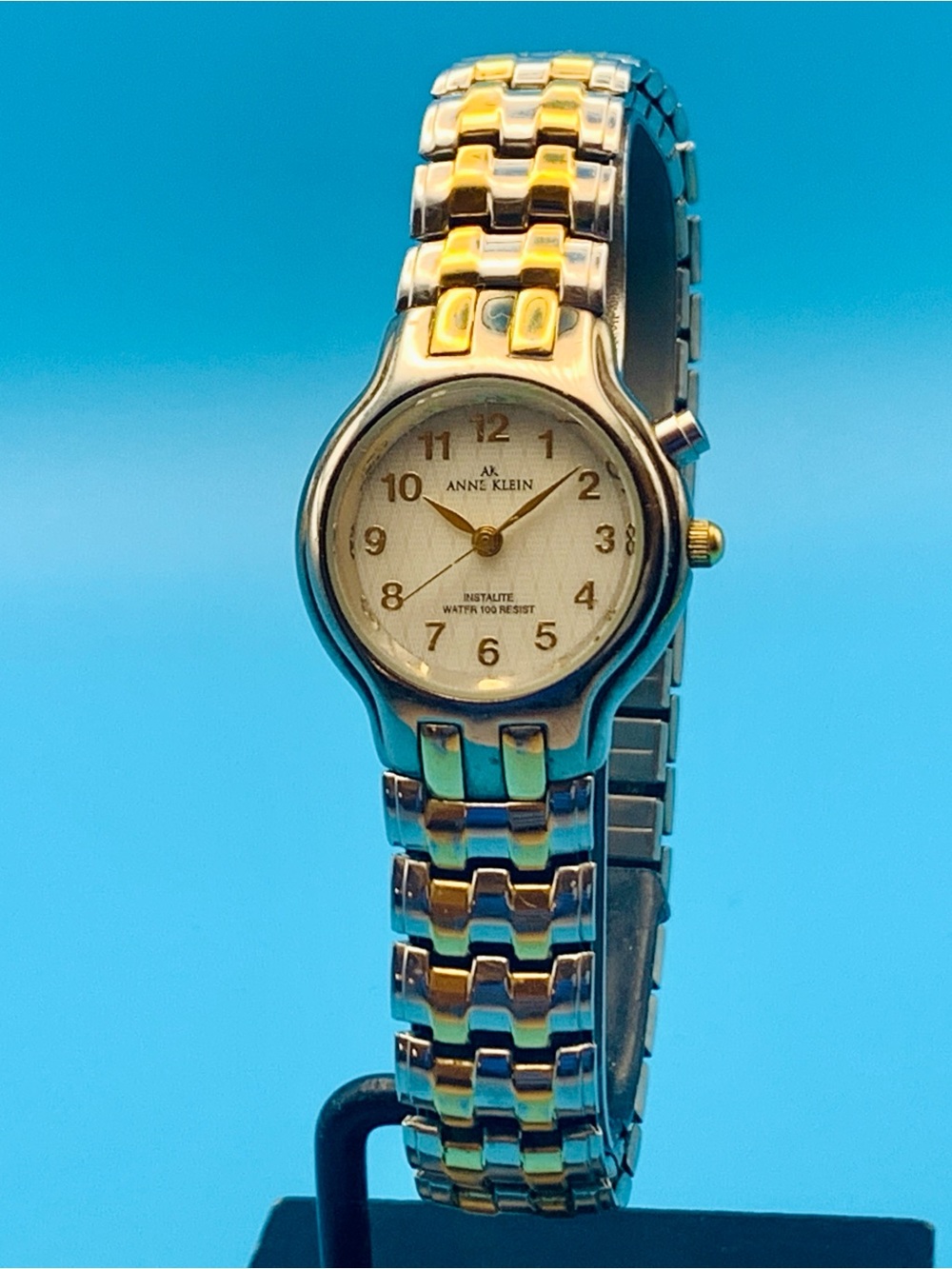 ANNE KLEIN AK 10/5469 Women’s Dress Quartz Wristwatch Backlight Working New Batt